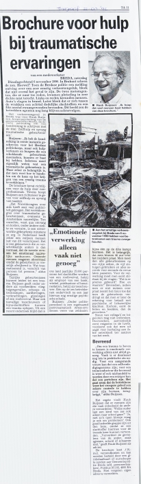 artikel – brochure voor hulp bij traumatische ervaringen