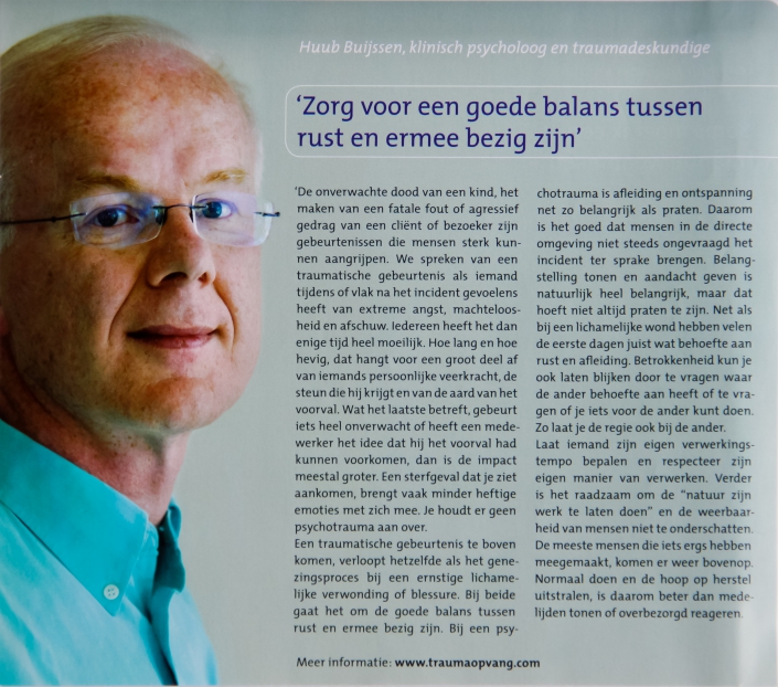 Artikel – Traumatische ervaringen