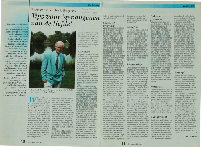 artikel (1994-02) – De Zonnebloem – Tips voor ‘gevangenen van de liefde’-1