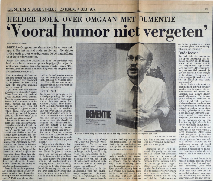 artikel (1998-04-07) – De Stem – Vooral humor niet vergeten-1