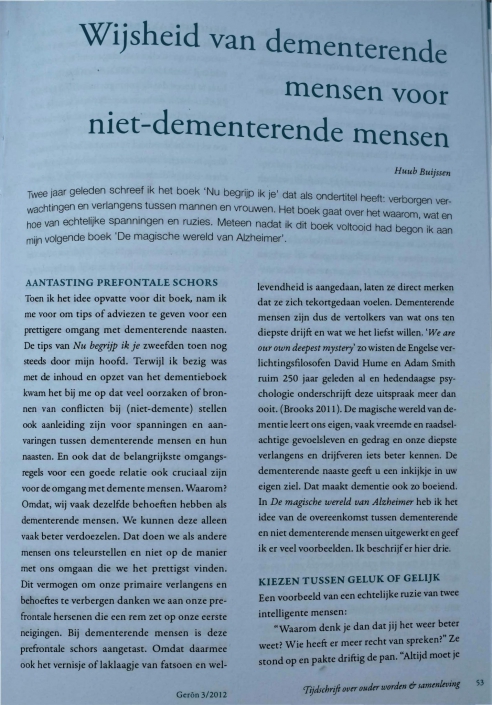 artikel (2012-03) – Geron – Wijsheid van dementerende mensen voor niet-dementerende mensen-1